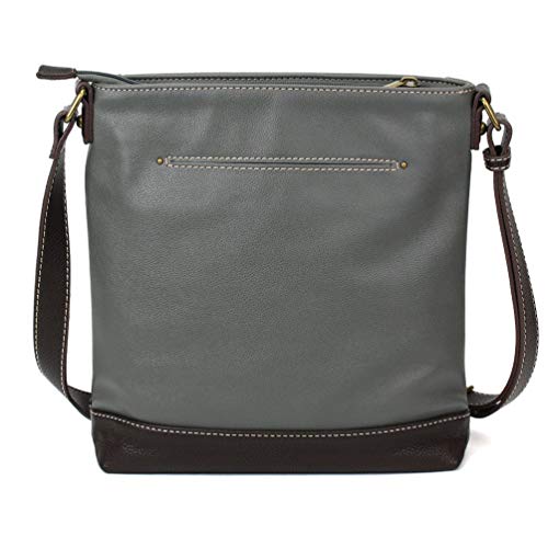 Chala Group Chala Handbags Dog Sweet Messenger Bag Purse, Dog Mom Dog Lover, Gray, 10 " x 11 " x 3 "4