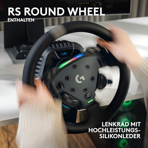 Logitech G RS50 Sim-Racing-Setup mit Pedalen