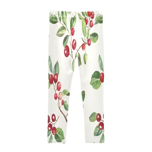 Bolaz Toddler Girls Leggings Printed Yoga Pants Leggings Lingonberry Pattern for Kids2
