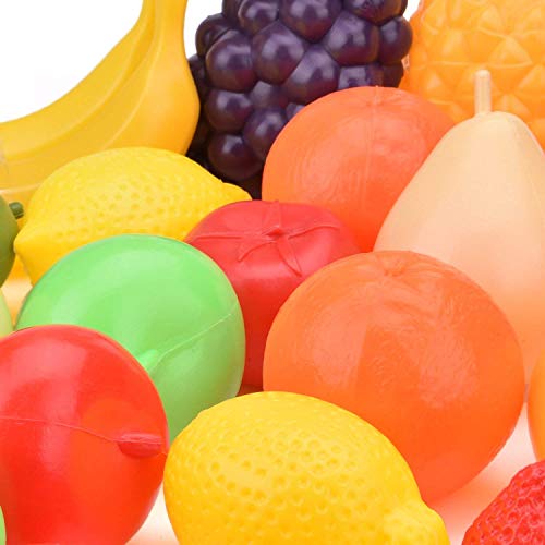Liberty Imports Life Sized Bag Of Fruits | Realistic Play Food Set | Kids Kitchen Accessories #TOP3