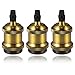 Vecys 3 Stück Vintage E27 Edison Oprawa Lampy Vintage Bronze Lampenfassung Edison Retro Adapter Fassungsadapter für Vintage Bulbs Pendelleuchte(Vintage Messing) Vintage günstig Kaufen-Vecys 3 Stück Vintage E27 Edison Oprawa Lampy Vintage Bronze Lampenfassung Edison Retro Adapter Fassungsadapter für Vintage Bulbs Pendelleuchte(Vintage Messing)