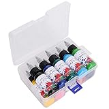 Fácil de limpiar: Puede limpiar fácilmente sus pinturas, paletas y pinceles usados ​​con solo agua, lo que lo hace ideal para la pintura diaria y para principiantes.