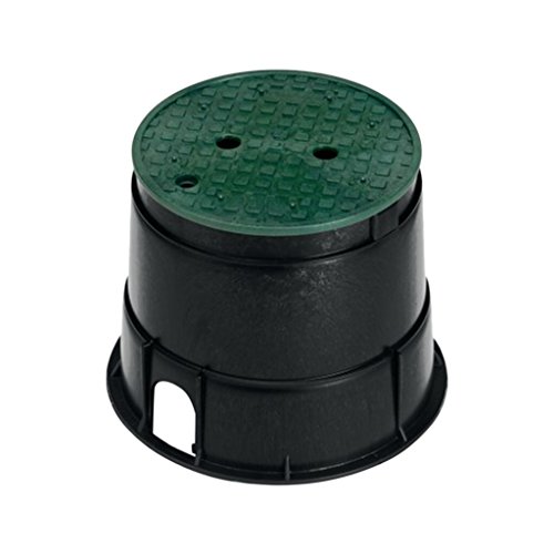 Rain Bird PVB Series PVB10RND 10 in. Round Valve Box with Green Lid