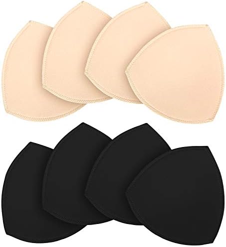 URSMART Bra Pads Inserts, Bra Cups Inserts,Removable Breathable Push up Bra Inserts for Sports Bra or Bikini Tops