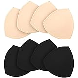 TopBine 4 Paar BH Einlagen Bra Pads herausnehmbaren Sport BH,Bikinis Unterwäsche Einsätze Pads