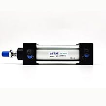 AirTAC Small Pneumatic high Thrust Standard Cylinder SC32X40X50X63X75X100X125X150X75S BoreSC 1.57 inch 40mm, Stroke X inch 3.94100mm S