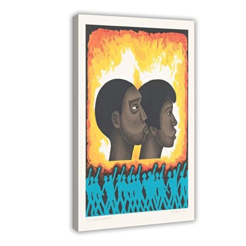 Toile For My People Elizabeth Catlett - Décoration murale premium avec cadre suspendu