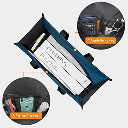 Image of TOPDesign Utility Water Resistant Tote Bag with 13 Pockets, Top Zipper Closure & Thick Bottom Support, for Working Women