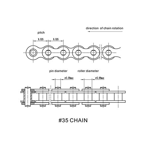 Go Kart/Mini Bike Clutch 5/8 Bore with #35 Chain 11 Tooth - Thumbnail 2