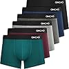 QINCAO Calzoncillos Tipo bóxer para Hombre, Paquete de 6 Unidades, no rasguñan la Piel, Ropa Interior de algodón (Talla S-4XL)…