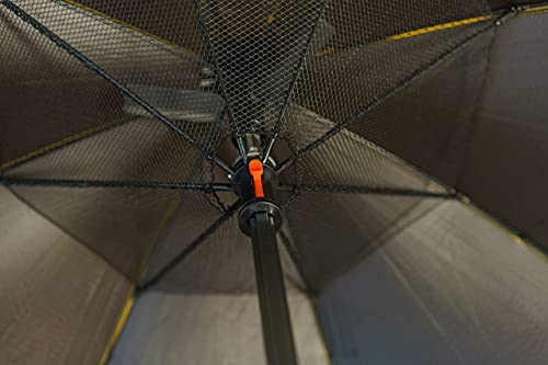 Misterbreeze Breeze Life Uv Umbrella With Fan And Mister. A Portable Misting Fan With Upf 50+ Sun Protection For Outdoor Festivals, Beach, Golf Or Other Sports Events. (Gray) #TOP4