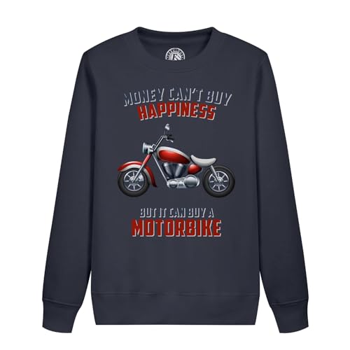 Sweatshirt enfant moto voyage en coton confortable pour garçon et fille