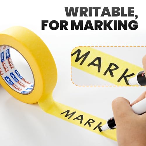 Image of ADHES Yellow Painters Tape Yellow Masking Tape