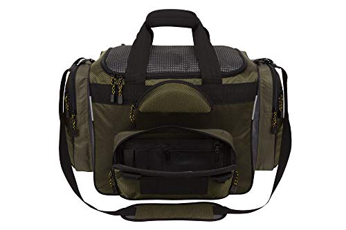 Okeechobee Fats Fisherman Deluxe Tackle Bag (Includes 8 Utility Tackle Boxes), Palmetto Green
