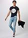 Jack & Jones JORSPRAYED tee SS Crew Neck Camiseta, Azul (Navy Blazer...