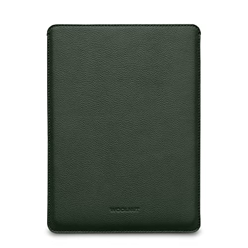 WOOLNUT Sleeve Case for MacBook Pro 16, Charge in Sleeve, Full-Grain Leather, Wool Felt Interior, Tailor-Made Fit - Image 2