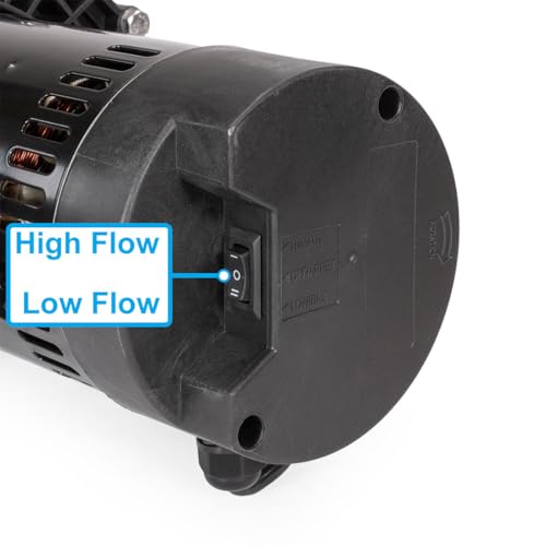 XtremepowerUS 1.0HP Swimming Pool Pump Variable Speed 2-Speed Above Ground Swimming Pump 115V Strainer 1-1/2" NPT by XtremepowerUS - Used condition - Image 4