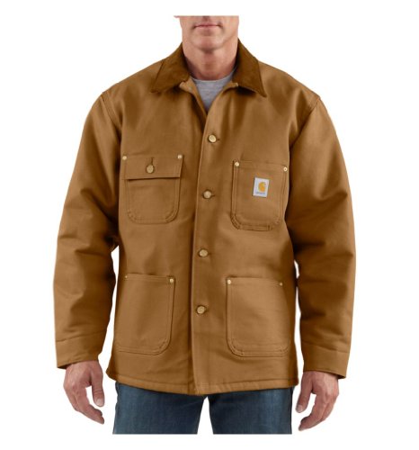 Carhartt Men's Duck Chore Coat, Brown, XX-Large