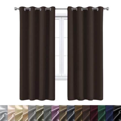 Rideau occultant isolant du froid et de la chaleur marron 160x175 cm - 2