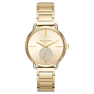 Michael Kors Portia Gold-Tone tweehands sub-eye horloge