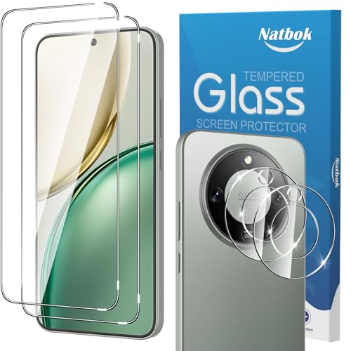 Natbok 2+2 Pezzi Vetro Temperato per Honor Magic 8 Lite