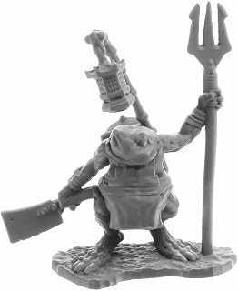 Reaper Bufo Dreadmere Frogman Miniature Figure 25mm Heroic Scale Bones USA Miniatures