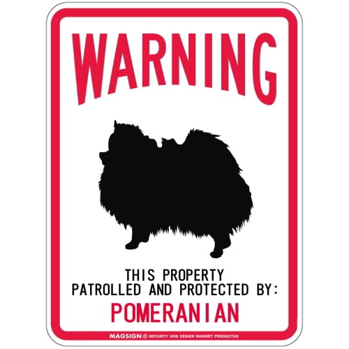 [MAGSIGN] �� �|�����j�A�� ���� �x�� �ی� �x�� �}�O�l�b�g SS�T�C�Y �p�� WARNING POMERANIAN ���O�p(�h��/�ϐ�+�ό��d�l) ���{��