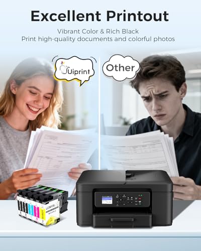 Image of 5 Pack High Yield LC501XL LC501 Ink Cartridges for Brother Printer MFC-J1360DW MFC-J1410DW MFC-J1260W Replacement for Brother LC501XL LC501 Series Inks, Up to 3000 Pages(2BK /C /M /Y)