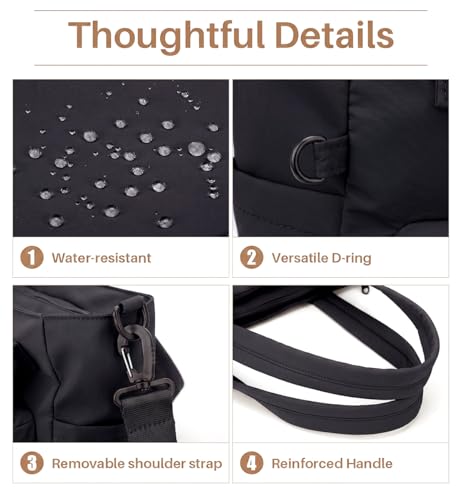 Bolso Tote para Mujer, estilo Puffy para viaje y uso diario miniatura 6