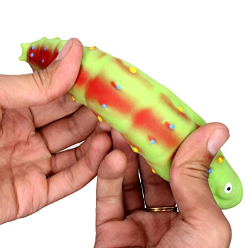 Image of Baal Anti Stress Squeezable Soft and Streachy Slug Toy for Kids and Adults Mind Relaxing