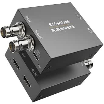 Bidirectional SDI/HDMI Converter 3G, SDI to HDMI/HDMI to SDI Video Audio Adapter