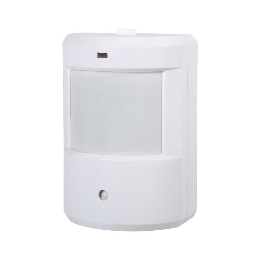 Sensore di Movimento con Allarme Wireless Rilevatore di Movimento Infrarossi con Allarme a Induzione Kit Campanello da Esterno(1 Ricevitore + 2 trasmettitori)