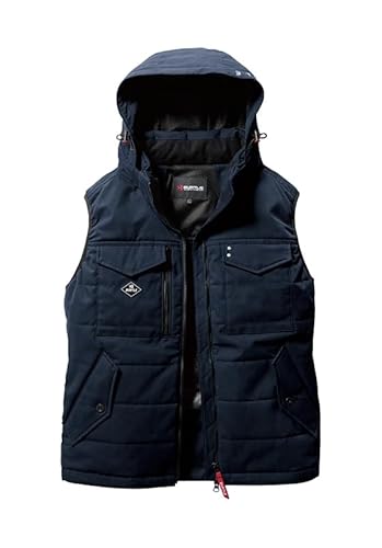 バートル BURTLE サーモクラフト 防寒ベスト(ユニセックス) 5054 (3 ネイビー XXL)