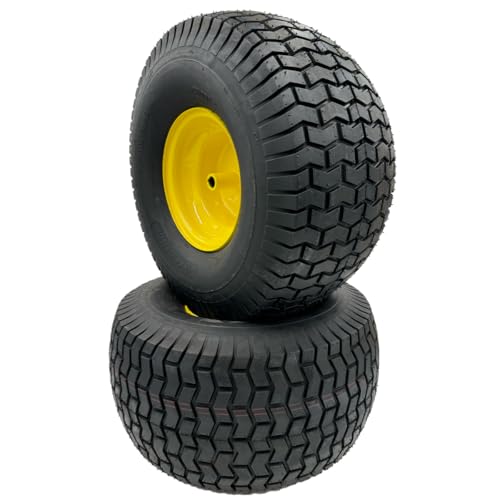 Hoosier Wheel 20x10.00-8 Lawn Mower Wheels - Set of 2 - Fits on 3/4 Inch Axle