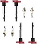 MCK 4pcs Ignition Coil Pack and Premium Copper Spark Plug Compatible With Volkswagen Audi MK5 MK6 GTI Jetta Golf Passat Tiguan A3 A4 A5 A6 A7 Q5 Q7 R8 S4 S5 06-16 2.0T 3.0T 2.5L 3.2L 4.2L 5.2L UF529