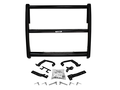 Image of Go Rhino 3000 Series Center Grill Guard | Mild Steel, Black | 3295B | Fits 2015-2017 Ford F-150 (Excludes vehicles w /adaptive cruise control)