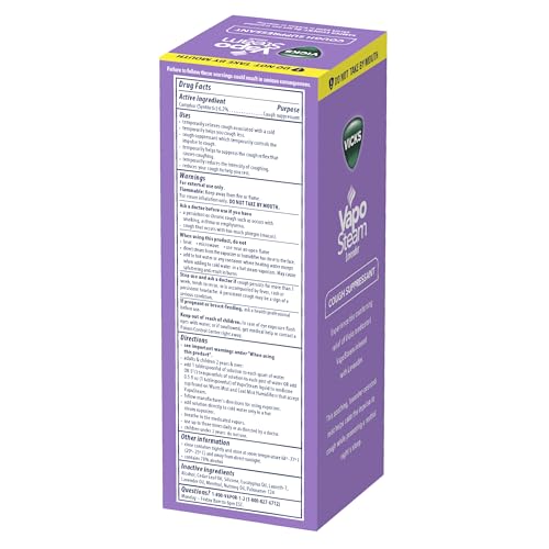 Image of Vicks VapoSteam Lavender, Medicated Liquid Camphor, 8 Oz