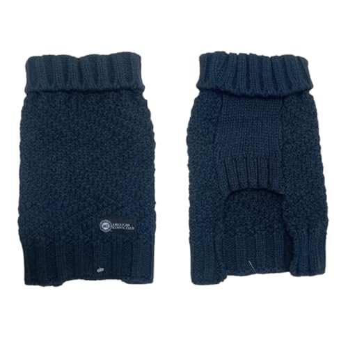 Image of Lulala Dog Sweater for Small Dogs, Warm Dog Christmas Sweater, Winter Dog Sweater, Classic Turtleneck Dog Knitwear (Blue, 10 Inch)