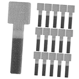 Tofficu 50 Stück Selbstklebende Klettbänder Kabelkennzeichnung Kabeletiketten Wiederverwendbar...