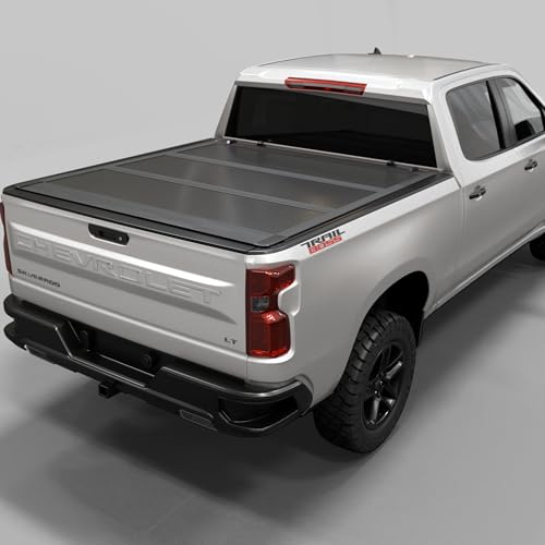 Toptiny Low Profile Hard Folding Truck Bed Tonneau Cover Fits 2019-2026 Chevy/GMC Silverado/Sierra...