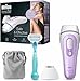 Braun IPL Silk Expert Pro 3 Haarentfernungsgerät, für dauerhaft sichtbare Haarentfernung, Venus Rasierer, Alternative zur Laser Haarentfernung, Geschenk für Frauen, PL3111, weiß/lila