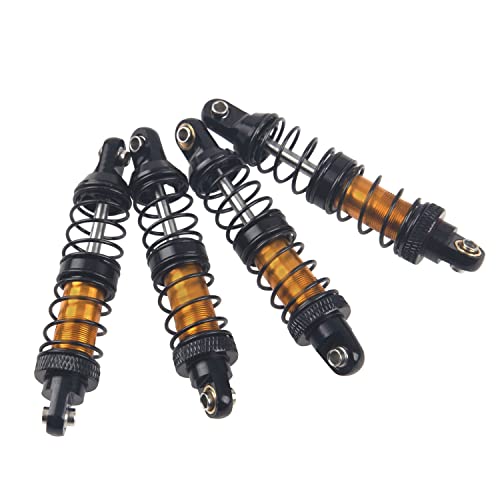 4Pcs Sharegoo Metal Shock Absorber 70/80/90/100/110/120Mm Damper Compatible With Tamiya Cc01 Traxxas Trx4 Axial Scx10 D90 D110 Rr10 1/10 Rc Crawler Car (70Mm Hole Distance) #TOP3