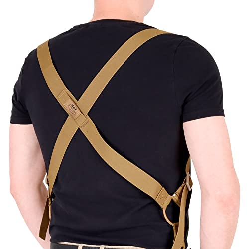 Cat Outdoors Tactical Suspenders For Duty Belt W/G-Hook Police Duty Belt Suspenders For Men, Gun Belt Suspenders For Hunting (Od Green) #TOP2