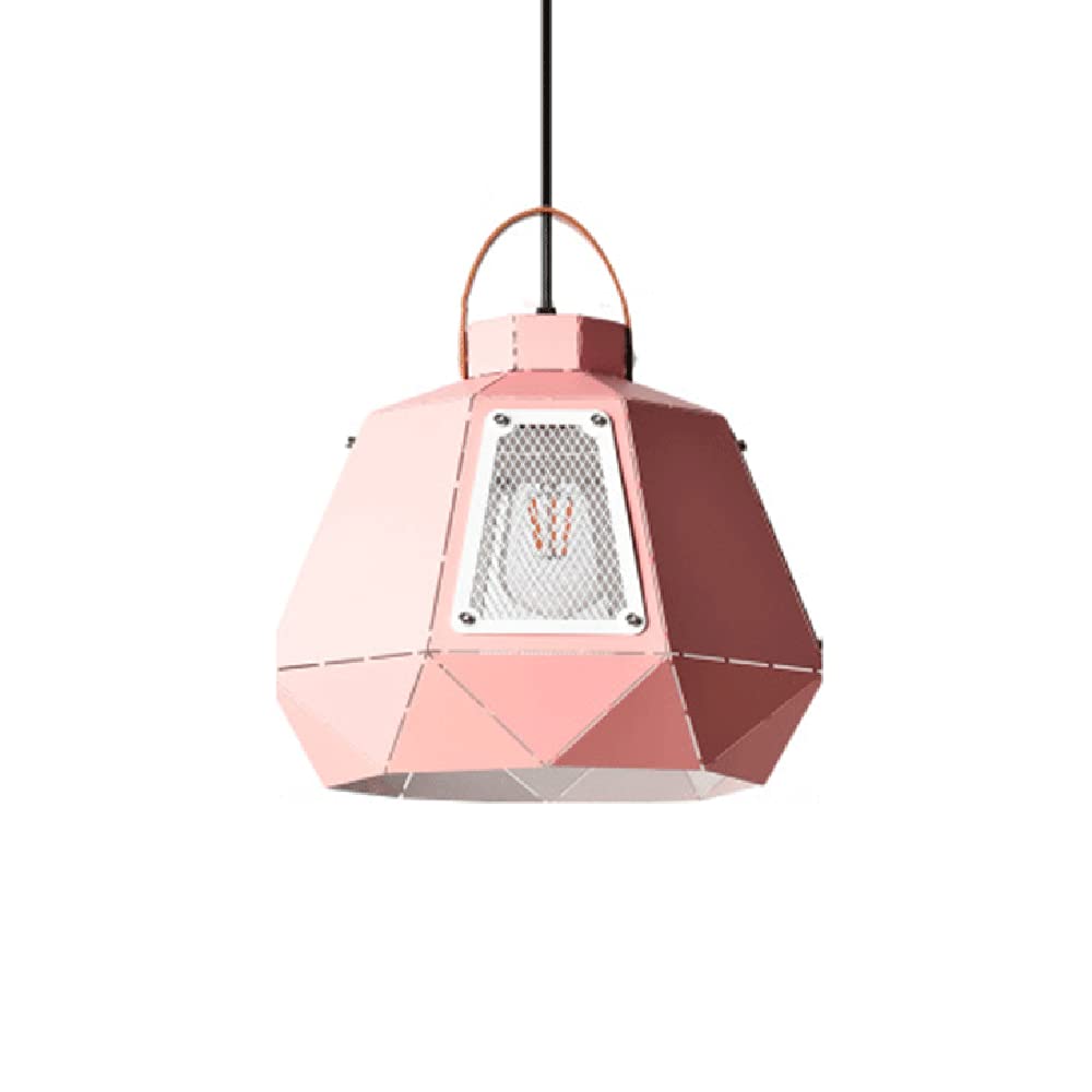 Lustre suspension géométrique en fer forgé pour chambre et cuisine