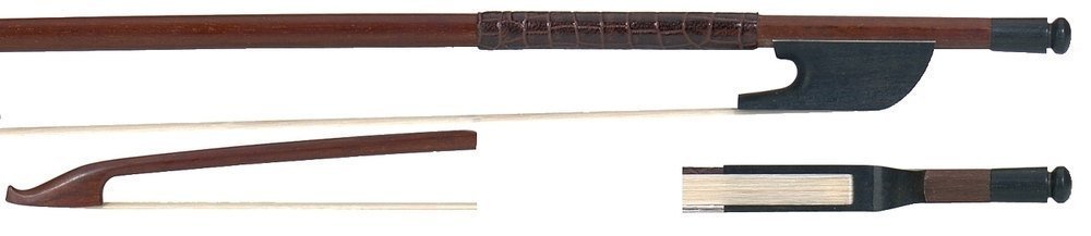 GEWA Arco di Bach per violino, viola alto e contralto in legno di pernambuco, bacchetta rotonda