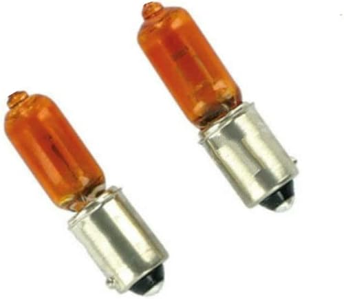 Miniatura 5 de 2 unids BAY9S H21W 12 V 21 W ámbar Bay9s coche niebla luz bayoneta bombilla halógeno coche indicador freno inversa bombilla BAY9S 12 V 21 W coche