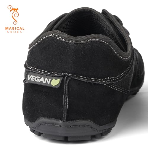Miniatura 7 de Magical Shoes Zapatillas Deportivas Minimalistas Para Mujer, Zapatilla Minimalista Cómodas Ligeras Zapatos Descalzos, Calzado Barefoot, Talla 37 Vegan Night Negro, Explorer 2.0