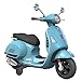 SIP Scootershop Vespa GTS - Patinete eléctrico 12 V, color azul incluye batería y cargador
