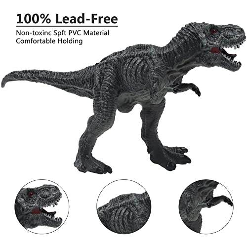 Dighealth 33 Pcs Dinosaur Toy Playset With Activity Play Mat, Realistic Dinosaur Figures, Trees, Rockery To Create A Dino World Including T-Rex, Triceratops, Pterosauria For Kids, Boys & Girls #TOP4