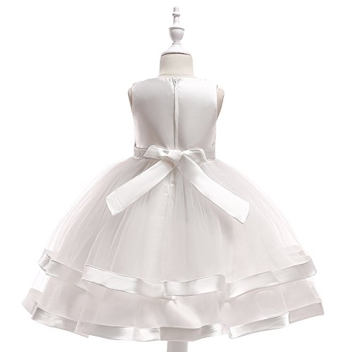 Baby Mädchen Festzug Tüll Kleid Prinzessin Kleid Bowknot Tutu Kleid Blume Hochzeit Kleider